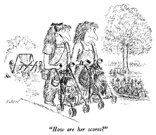 "How are her scores?"