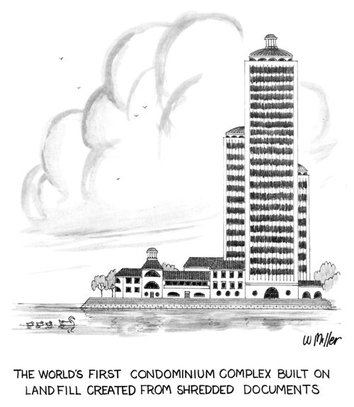The World's First Condominium Complex Built on Landfill Created From Shredded Documents