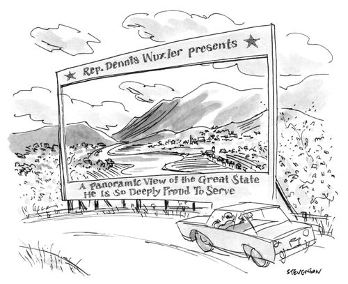 Rep. Dennis Wuxler presents