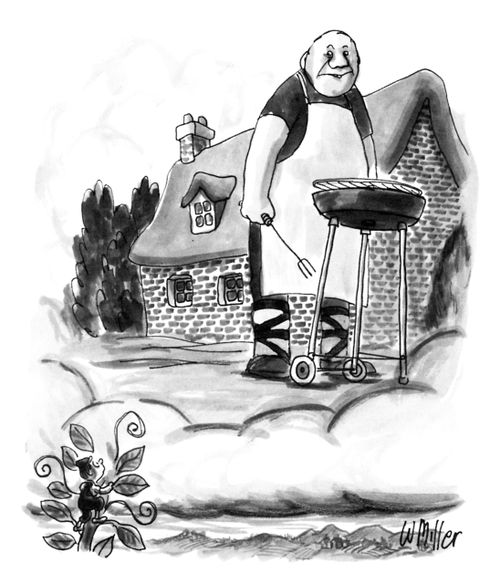 Jack Finds The Giant Grilling At His Giant Grill
