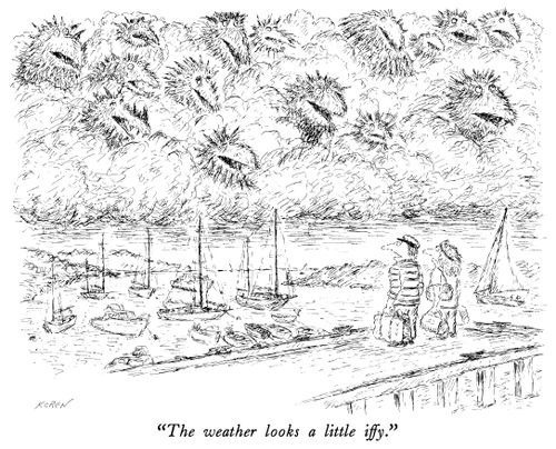 "The weather looks a little iffy."