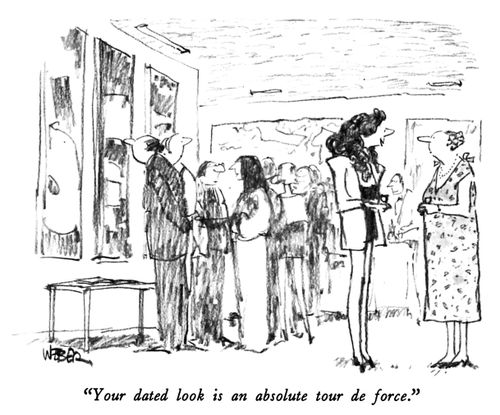 "You're dated look is an absolute tour de force."