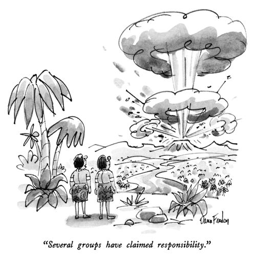 "Several groups have claimed responsibility."