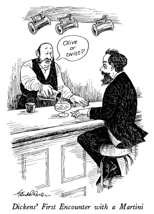 Dickens' First Encounter with a Martini