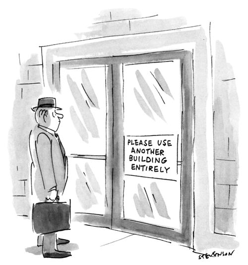Please use another building entirely
