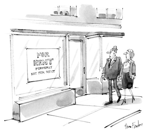 For Rent - Formerly not for rent.