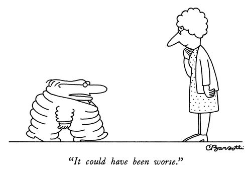 "It could have been worse."