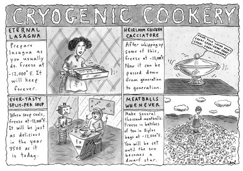 Cryogenic Cookery