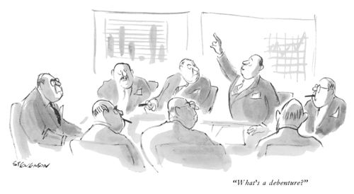 "What's a debenture?"