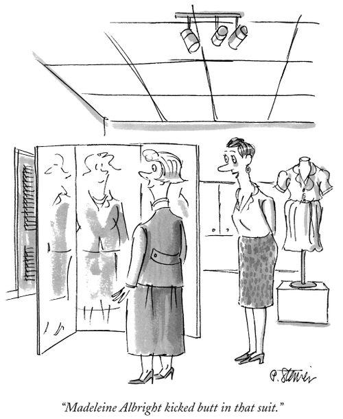 "Madeleine Albright kicked butt in that suit."