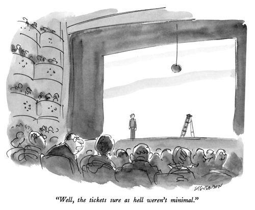 "Well, the tickets sure as hell weren't minimal."