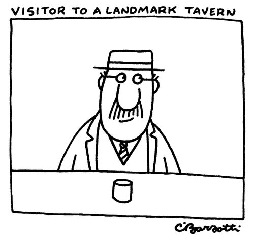 Visitor to a Landmark Tavern