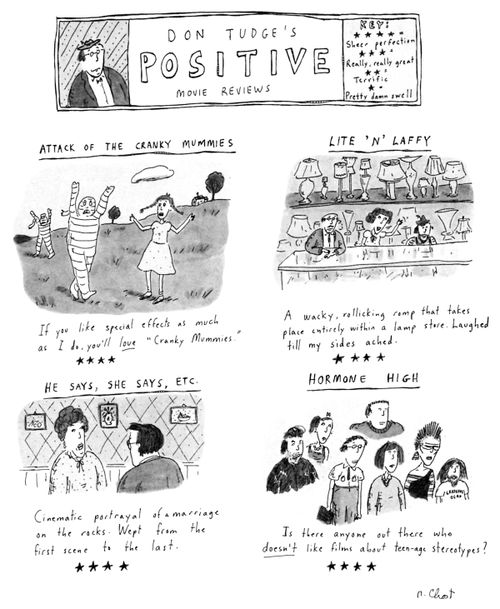 Don Tudge's Positive Movie Reviews