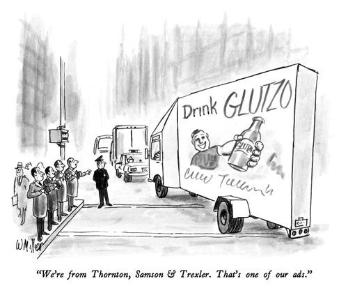 "We're from Thornton, Samson & Trexler. That's one of our ads."