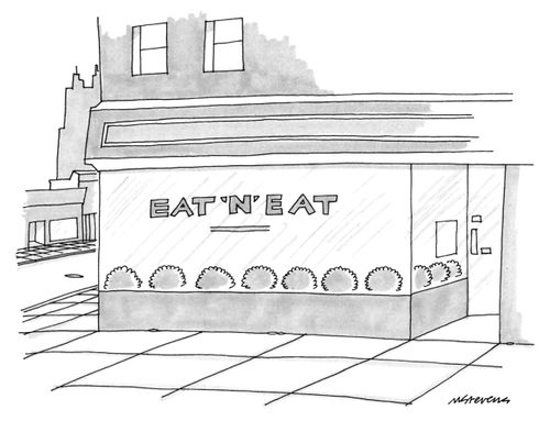 A restaurant called "Eat'n'Eat"