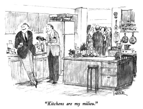 "Kitchens are my milieu."