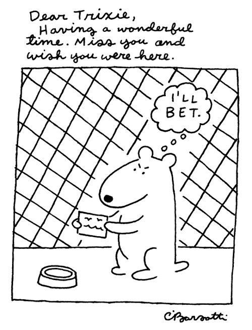"Wish you were here."