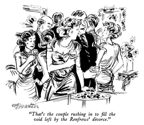 "That's the couple rushing in to fill the void left by the Renfrew's divorce."