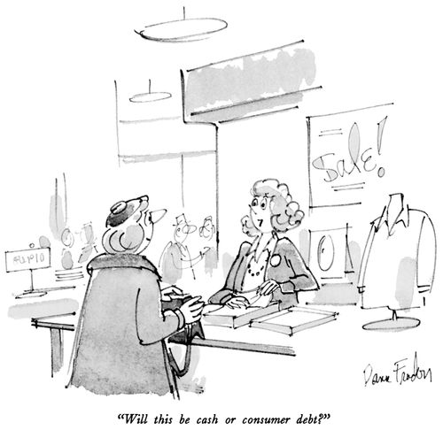 "Will this be cash or consumer debt?"