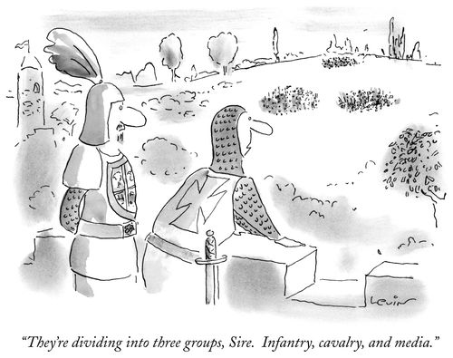 "They're dividing into three groups, Sire. Infantry, cavalry, and media."