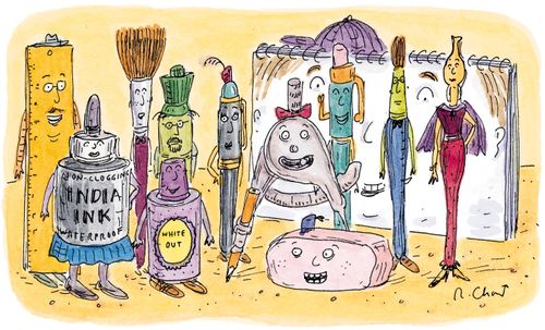 Artist's Equipment Comes To Life
