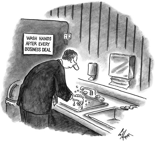 Wash Hands After Every Business Deal