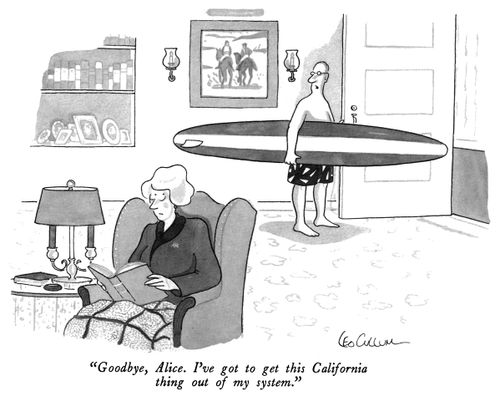 "Goodbye, Alice. I've got to get this California thing out of my system."