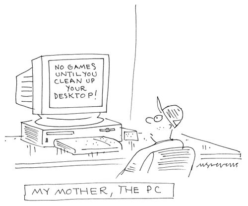 My mother, the PC.