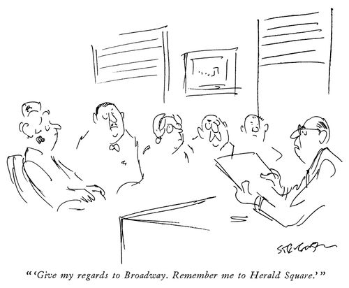 "'Give my regards to Broadway. Remember me to Herald Square.'"