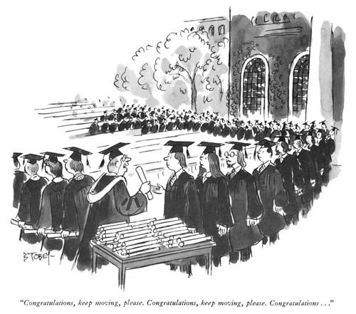 "Congratulations, keep moving, please. Congratulations, keep moving, please. Congratulations..."