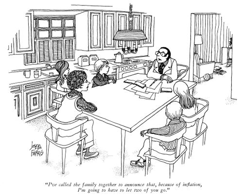 "Because of inflation, I'm going to have to let two of you go."