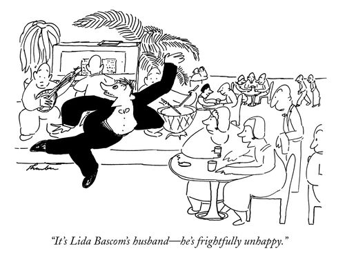 "It's Lida Bascom's husband - he's frightfully unhappy."