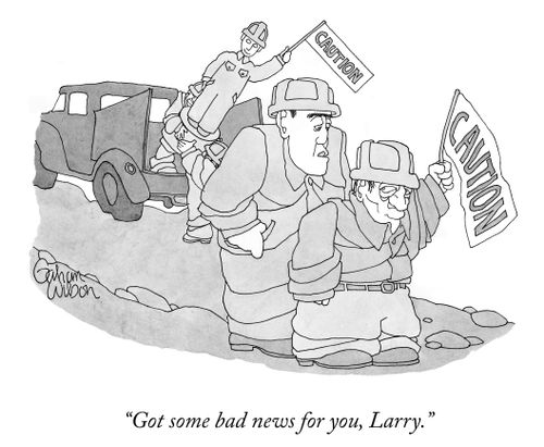 "Got some bad news for you, Larry."