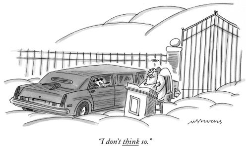 "I don't think so."