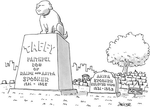 Pet Dogs Memorial is Larger than Owners' Memorials