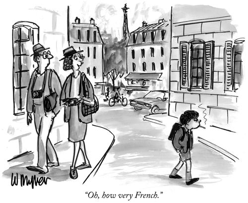 "Oh, how very French."