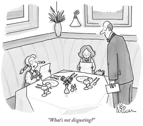"What's not disgusting?"