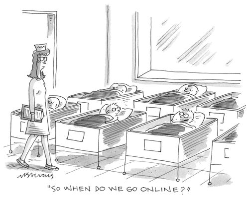 "So when do we go online?"