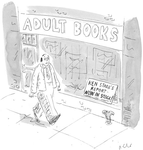 Adult Books - Ken Starr's Report: now in stock!