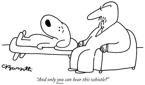 "And only you can hear this whistle?"