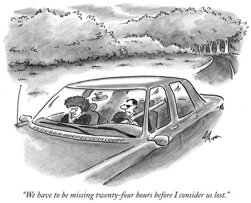 "We have to be missing twenty-four hours before I consider us lost."