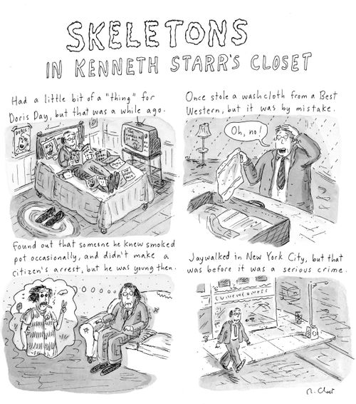 Skeletons In Kenneth Starr's Closet