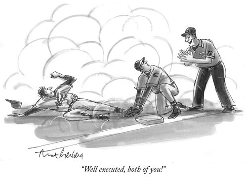"Well executed, both of you!"