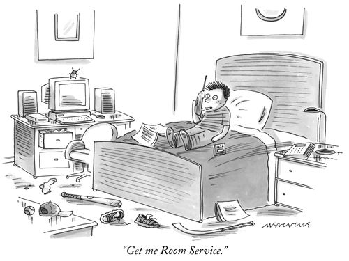 "Get me Room Service."