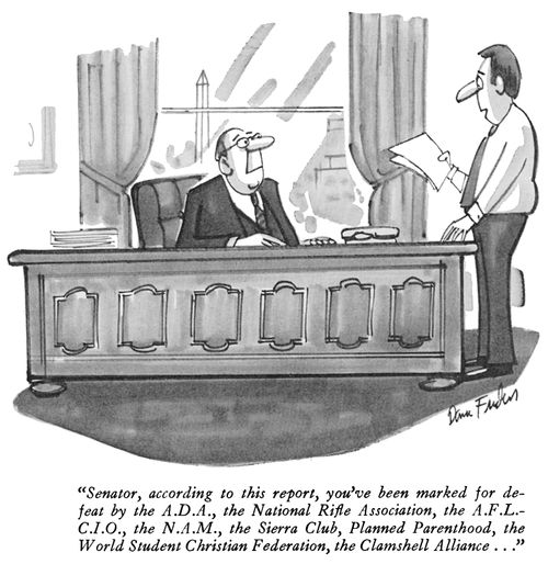 "Senator, according to this report you've been 