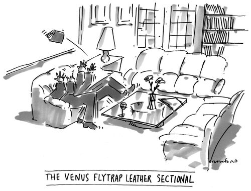 The Venus Flytrap Leather Sectional