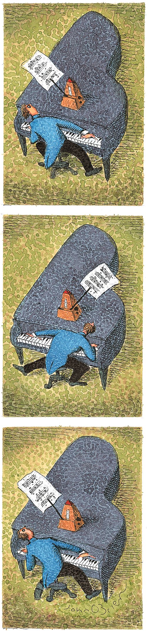 Sheet music on a metronome 