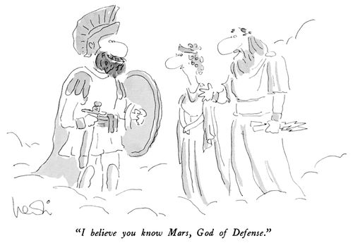 "I believe you know Mars, God of Defense."