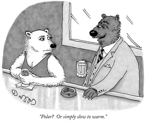 "Polar? Or simply slow to warm."