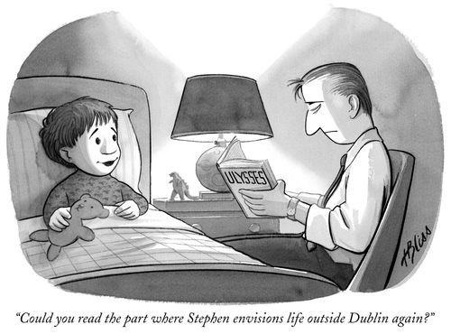 "Could you read the part where Stephen envisions life outside Dublin again?"